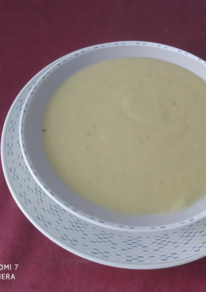 Una foto de Crema de calabacín