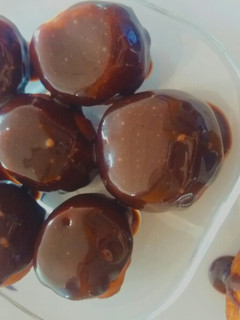 عکسی از دستور پیراشکی لقمه ای شکلاتی 🍫🍩