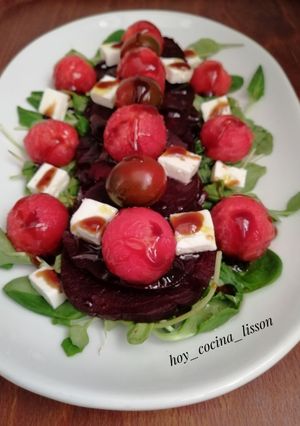 Foto principal de Ensalada de sandía y remolacha
