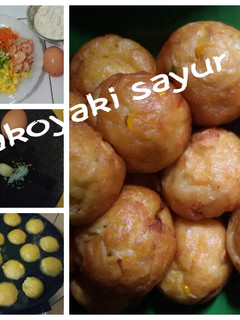 Foto resep Takoyaki sayuran