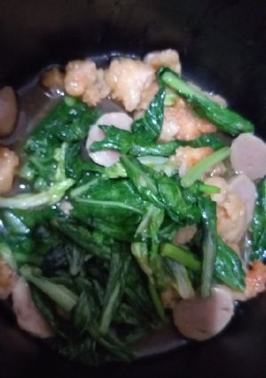 Foto resep Udang sawi saus mentega