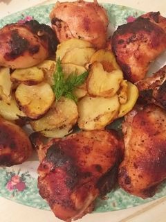 صورة لوصفة دجاج محمر 🍗🍗🍗