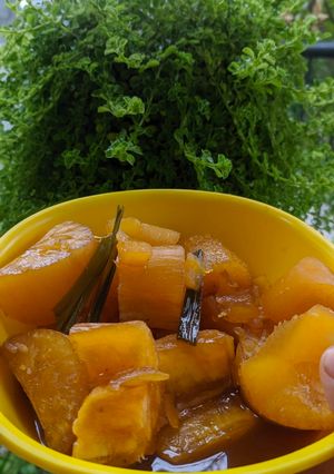 Foto resep Singkong rebus gula jawa