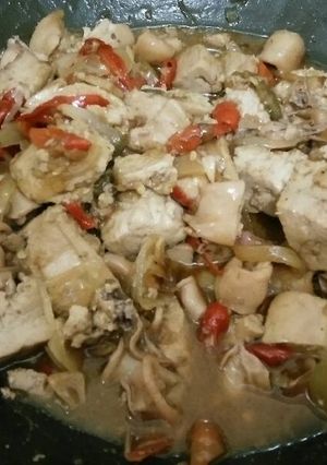 Foto resep Cumi Tahu Saus Tiram Pedas
