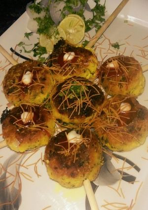 A picture of Dahi Kebab.