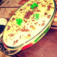 A picture of Jello Custard Delight.