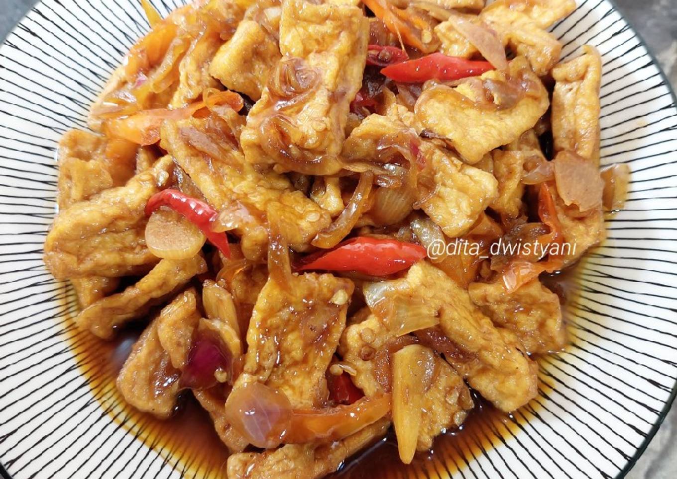 Tumis tahu kecap