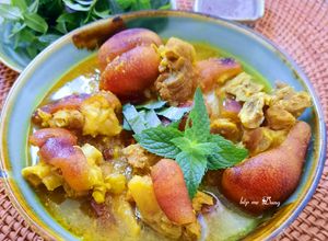 Hình của món Giò heo giả cầy.