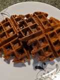Sugar Free Banana Cranberry Waffle