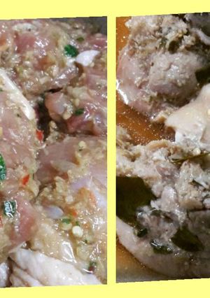 รูปของ ไก่นึ่งข่า