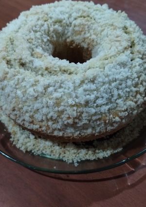 Una foto de Budín de coco