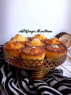 عکسی از دستور کیک شیرازی شربتی
