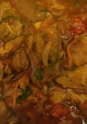 A picture of Goat meat stew.