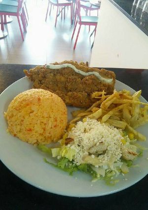 Una foto de Milanesa de pollo