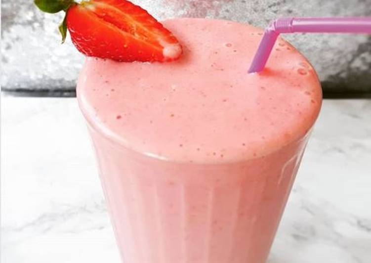 Les 9 Meilleures Recettes de Smoothie glacé a la fraise