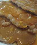 Lomo en salsa de limón