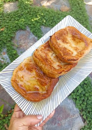 Una foto de Torrijas saludables