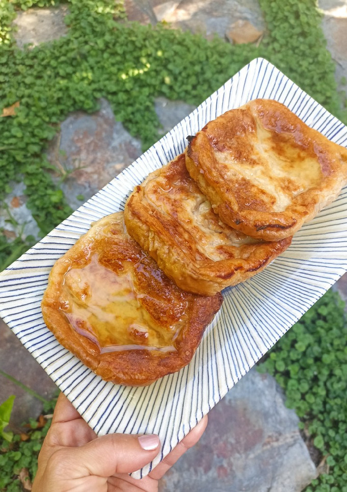 Una foto de Torrijas saludables