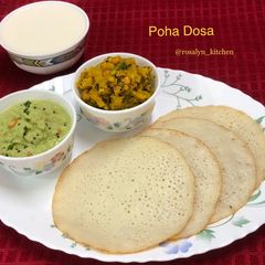 A picture of Poha Dosa.