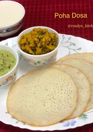 A picture of Poha Dosa.