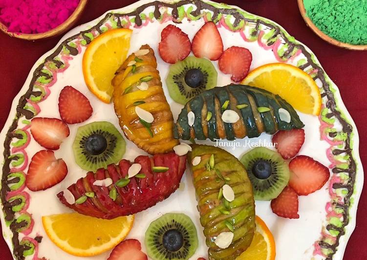 Colorful fruity Gujiya Colorful fruity Gujiya