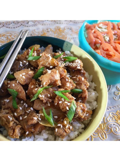 Foto resep Chicken Teriyaki with Veggie Salad