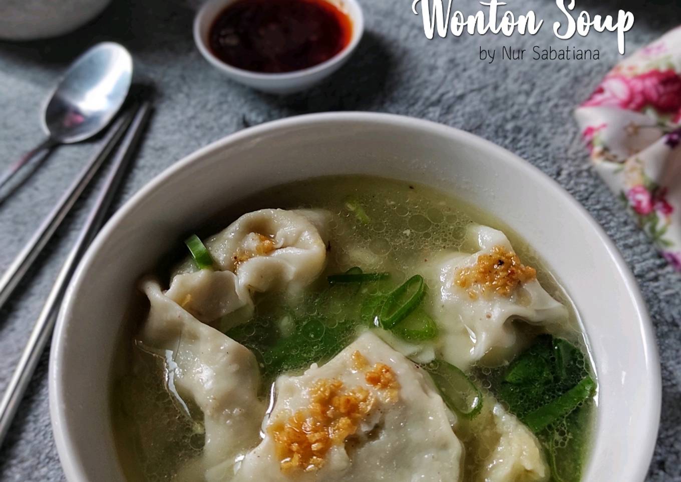 Wonton Soup (Pangsit Rebus)