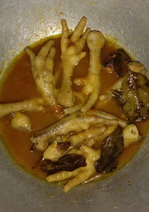 Foto resep Ceker Ayam Kuah Merah