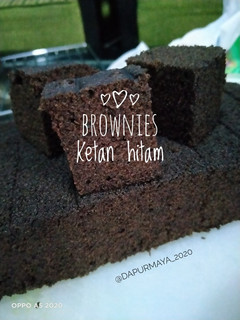 Foto resep Brownies Ketan Hitam kukus