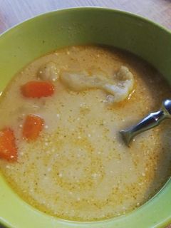 Karfiolleves recept fotója