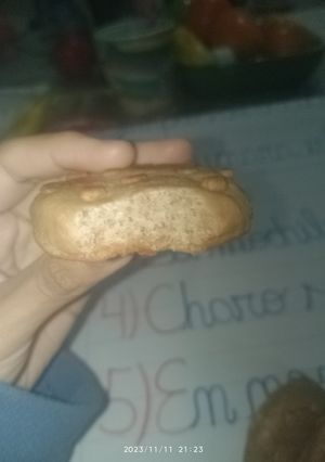 Una foto de Galletas en Sartén con poca cocoa en polvo