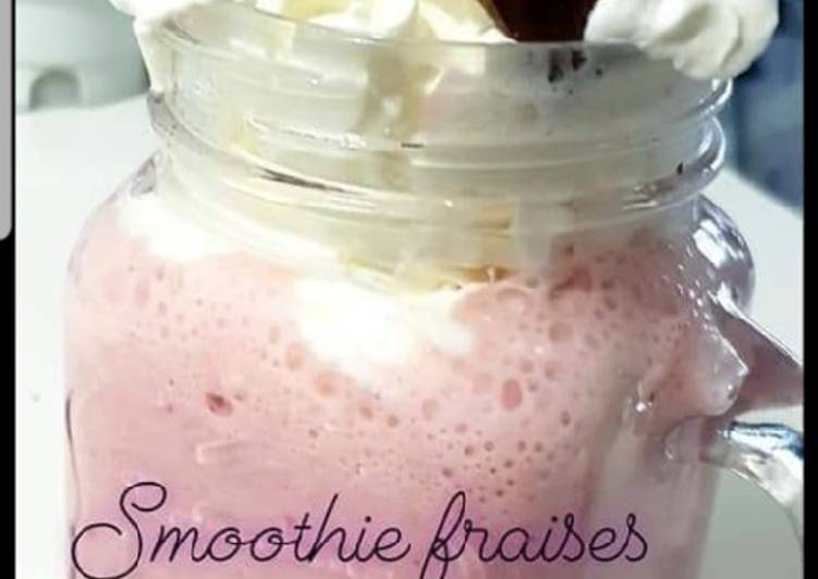 Recette: Smoothie fraises bananes