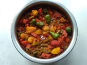 A picture of mix vegetable curry