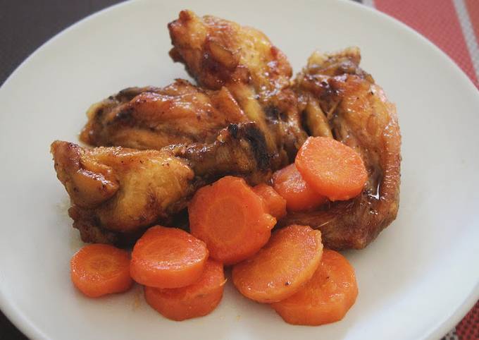 Alitas de pollo al refresco de cola Receta de NuriaG77 