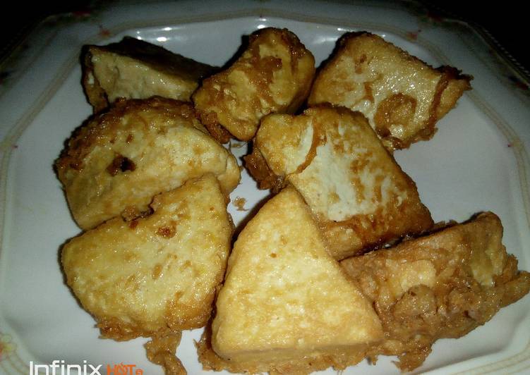 Steps to Prepare Quick Fried tofu with egg