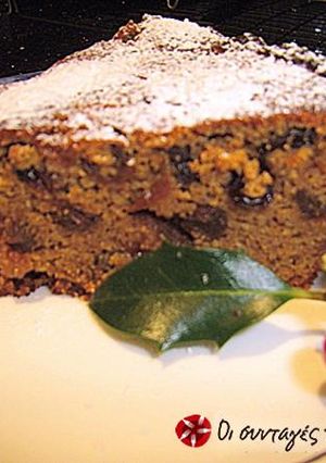 A picture of Parliaros' amazing vasilopita.