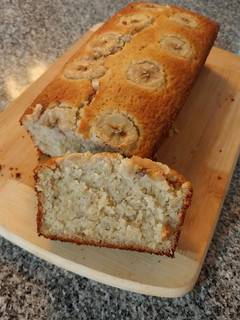 Una foto de •Budín de banana con harina de arroz 🍌🫶