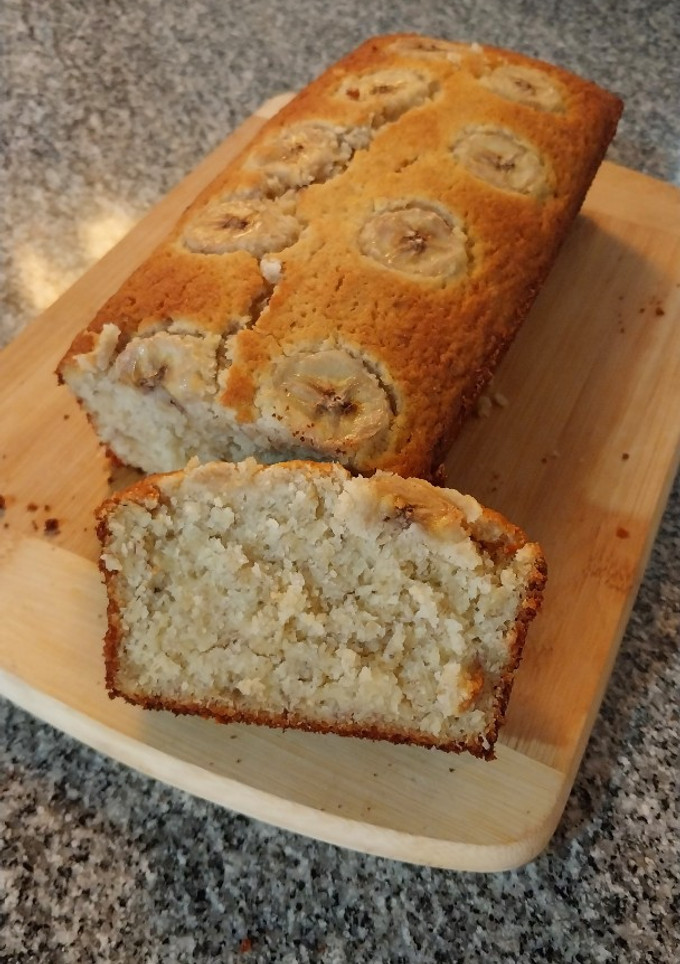Una foto de •Budín de banana con harina de arroz 🍌🫶