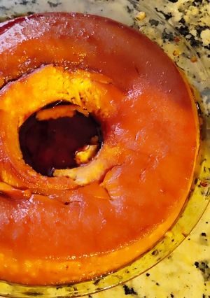 Una foto de Flan casero