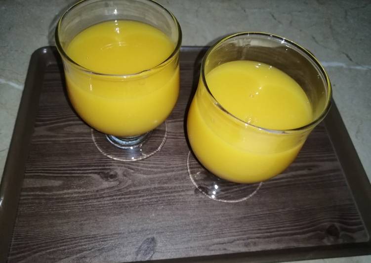 Steps to Prepare Super Quick Homemade Mango Juice