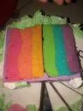 Rainbow cake kukus
