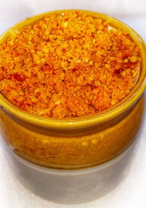 A picture of Dry Peanut Chutney.