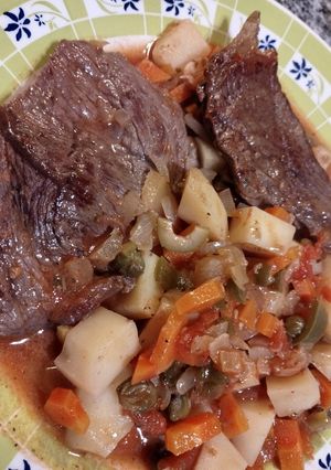Una foto de Churrasquitos de paleta a la siciliana