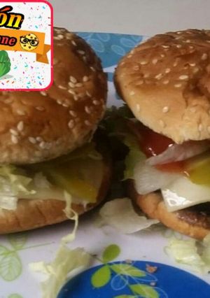 Una foto de Hamburguesas caseras