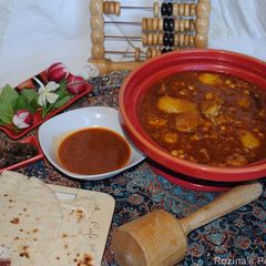 A picture of Aabgoosht (Dizi).