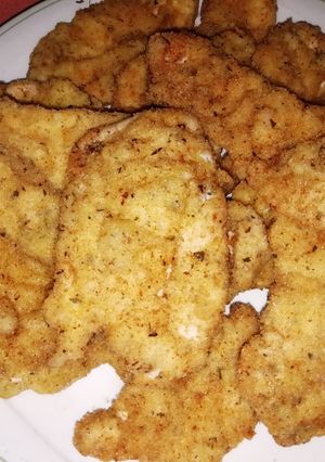 Una foto de Filetes empanados especiados!!