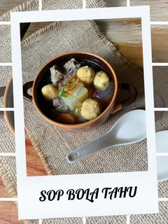 Foto resep Sop bola tahu
