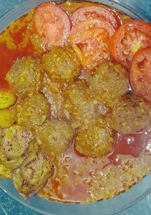 عکسی از دستور خورشت میت‌بال