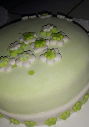 Una foto de Fondant extendido o baño Wilton