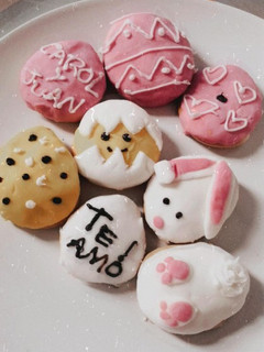 Una foto de Galletas de mantequilla con fondant